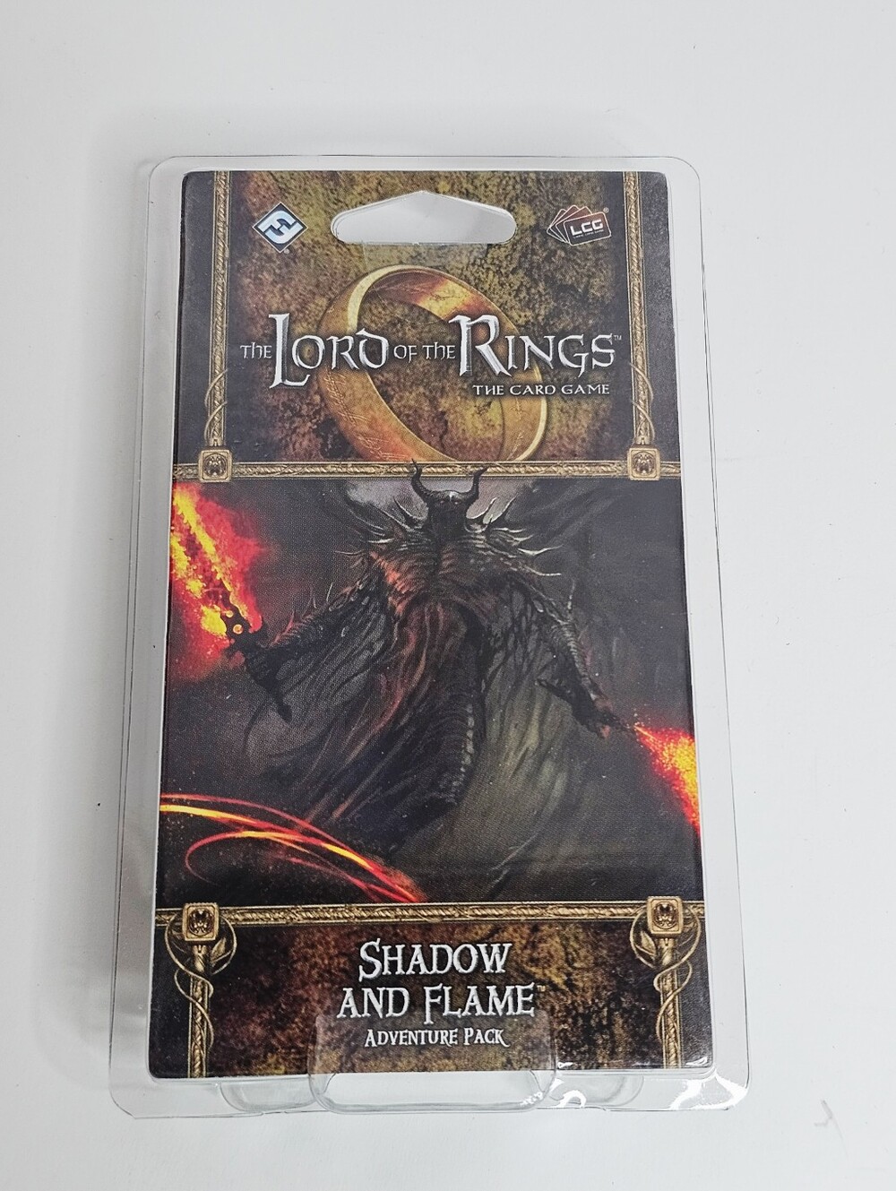 LOTR LCG Shadow and Flame Adventure Pack Elrond Balrog FFG New Blister Sealed